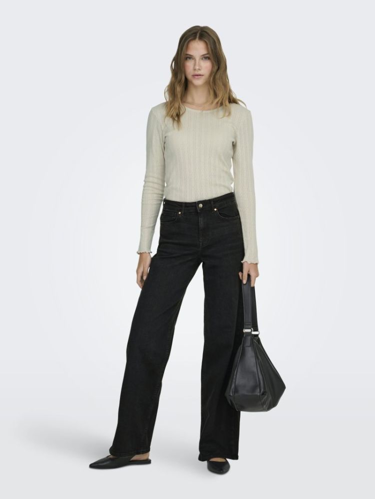 ONLMADISON BLUSH HW WIDE DNM C 278217 Washed B