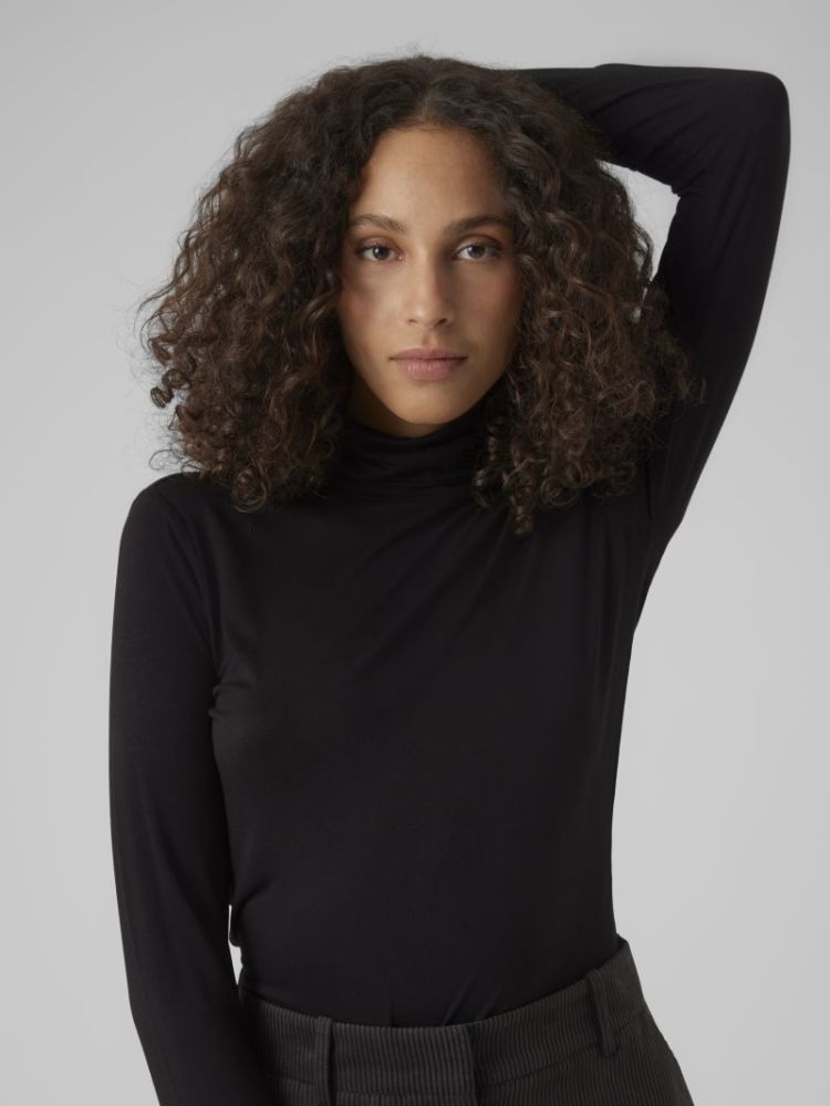 VMALBERTE LS ROLLNECK TOP JRS  177868 Black