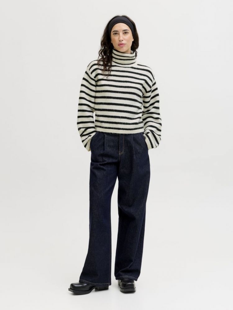 JXROSANNA ROLL NECK KNIT 177711001 Vanil