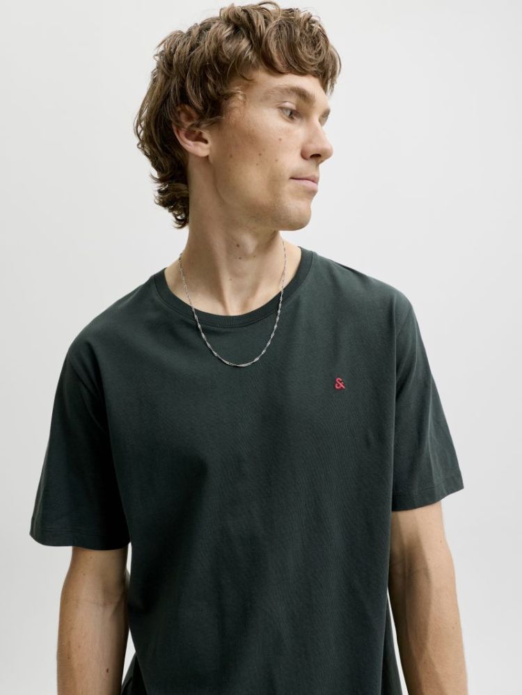 JJEPAULOS TEE SS CREW NECK NOO 177578 Scarab