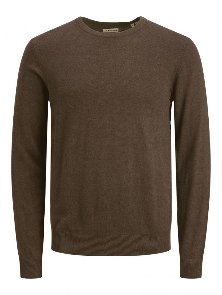 JJEEMIL KNIT CREW NECK NOOS 175702002 Mulch