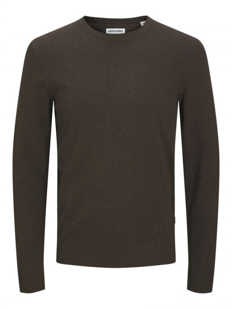 JJEEMIL KNIT CREW NECK NOOS 175702002 Mulch