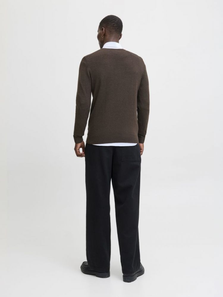 JJEEMIL KNIT CREW NECK NOOS 175702002 Mulch