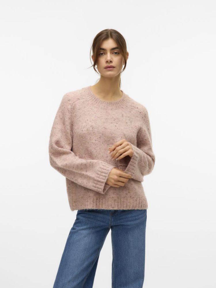 VMINGRID LS O-NECK PULLOVER BO 285978002 Pink