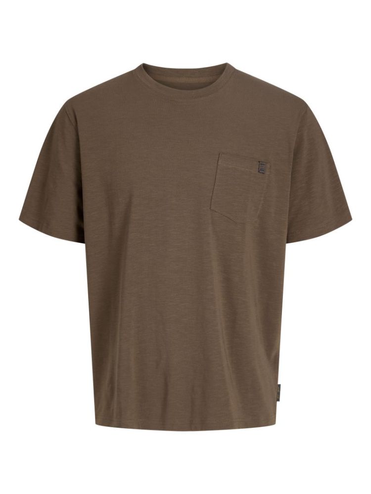 JJEDOVER SLUB TEE SS NOOS 307144 Cocoa