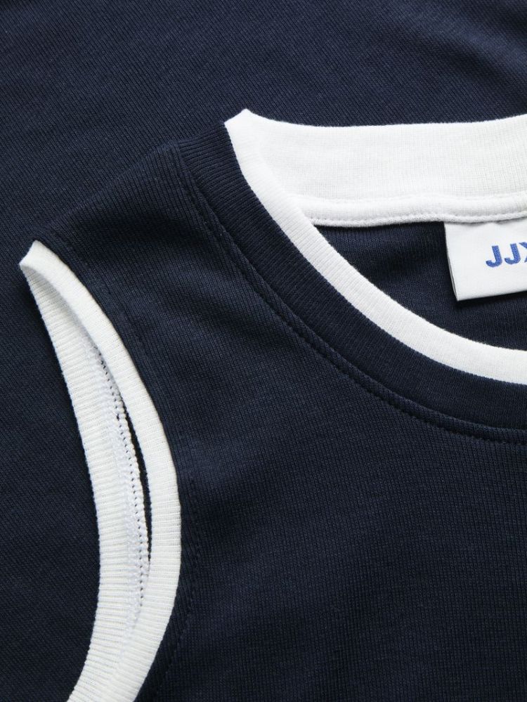 JXHENNA STR SL CONTRAST TOP JR 175876002 Navy
