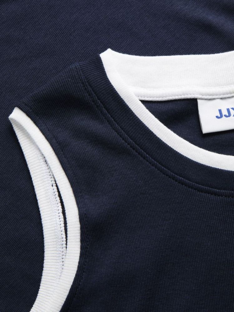 JXHENNA STR SL CONTRAST TOP JR 175876002 Navy