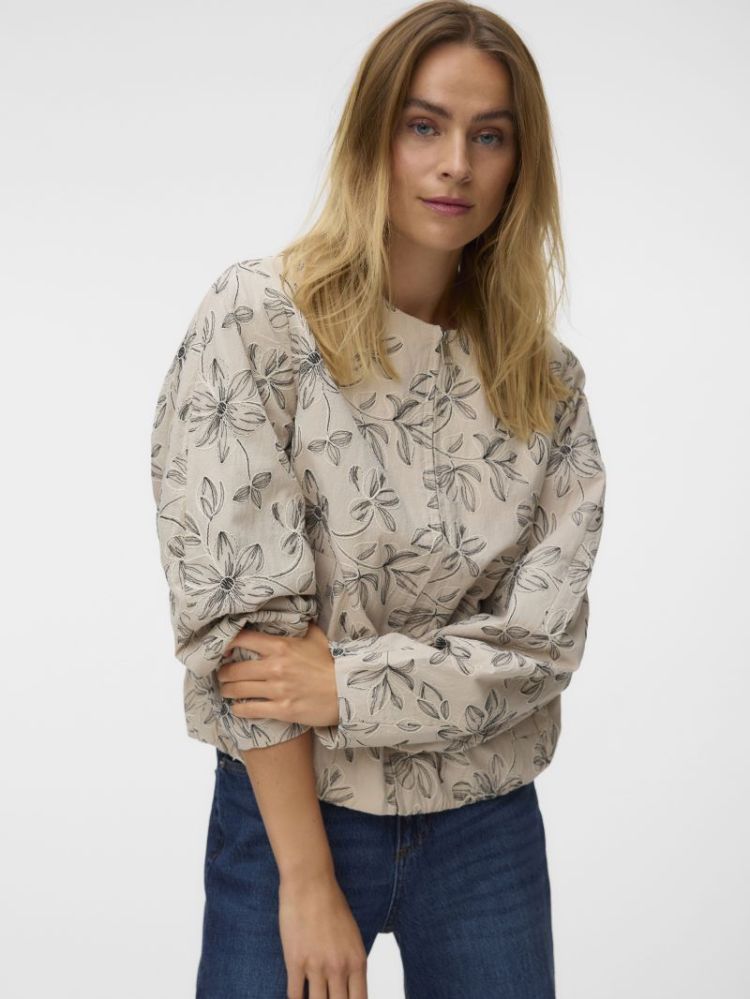 VMBETTY SHORT JACKET 239675 Cement