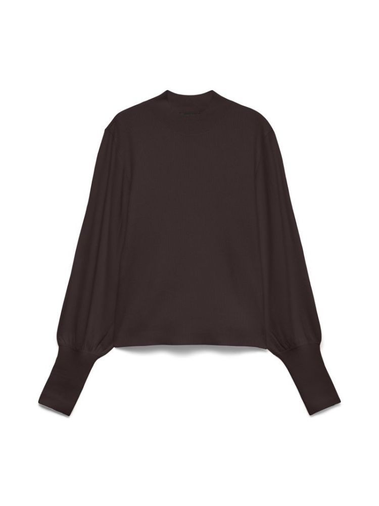 VMHOLLYKARIS LS FUNNELNECK PUL 297957 Chocolat