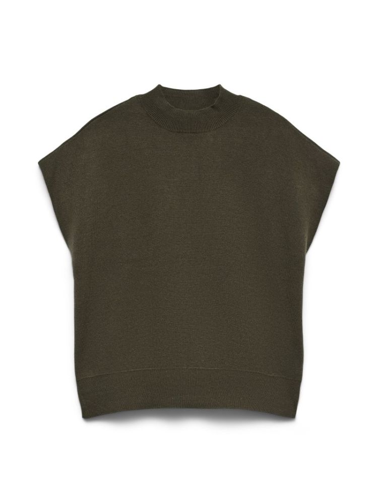 VMELLY SL LOOSE HIGHNECK PULLO 186323 Forest N