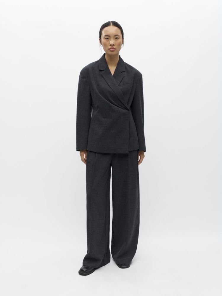OBJCANTO MW LOOSE PANTS 146 179088 Dark Gre