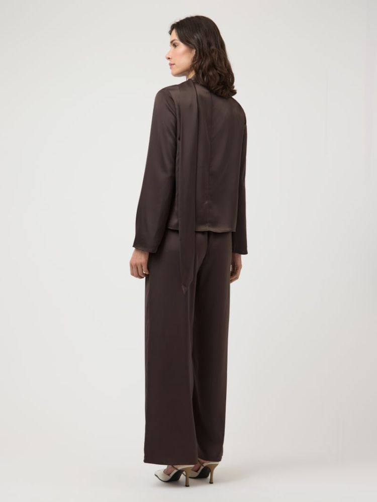 YASPELLA HW WIDE PANTS S. NOOS 298838 Chocolat