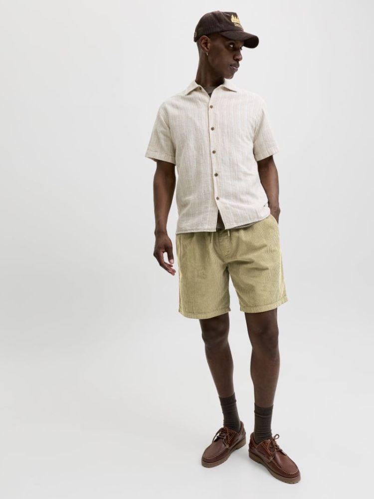 JPSTBILL CORDUROY JOGGER SHORT 176101 Aloe