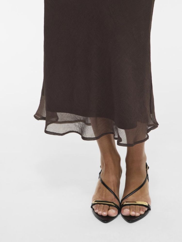 VIFALIA HW ANKLE SKIRT - NOOS 196326 Coffee B