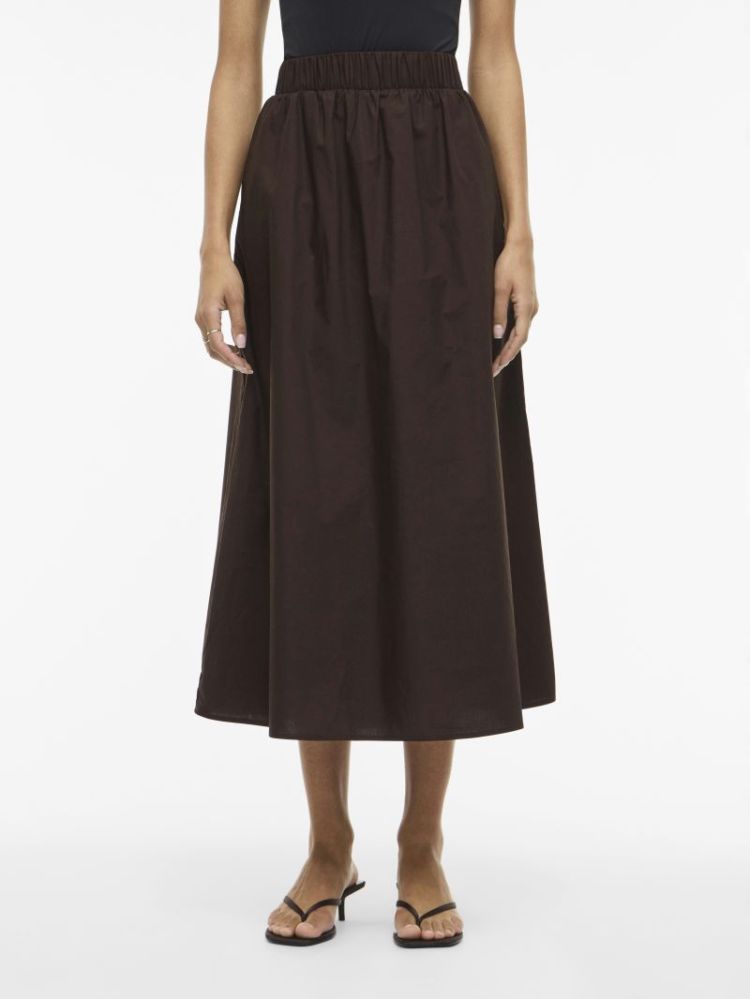VISOPHIE HW ANKLE SKIRT - NOOS 196326 Coffee B