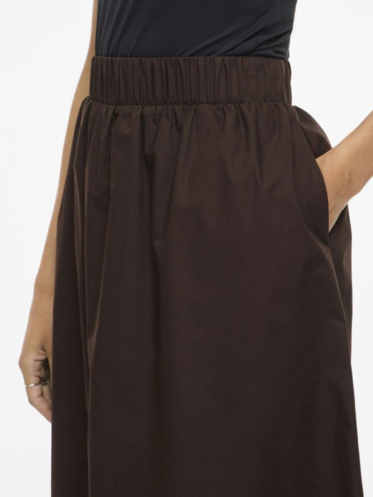 VISOPHIE HW ANKLE SKIRT - NOOS 196326 Coffee B