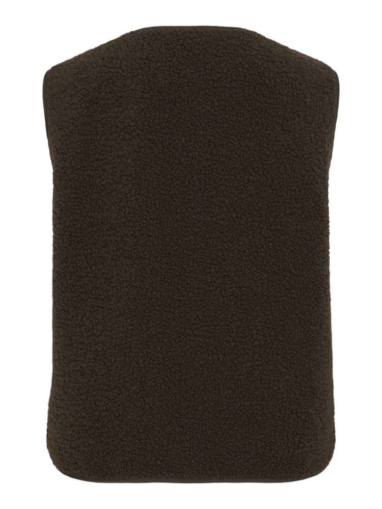 VIADA TEDDY WAISTCOAT - NOOS 196326 Coffee B
