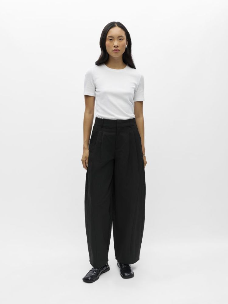 OBJTANYA MW BARREL PANT E REP 177981 Black