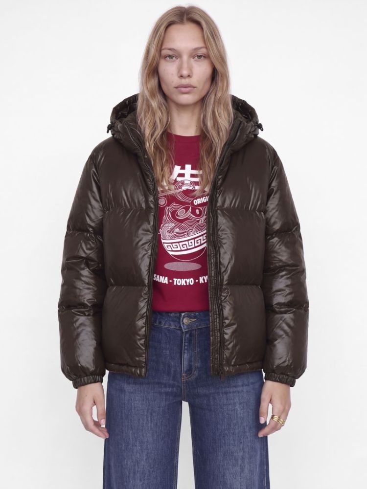 JXCLUB LIGHT PUFFER JACKET OTW 176164 Chocolat